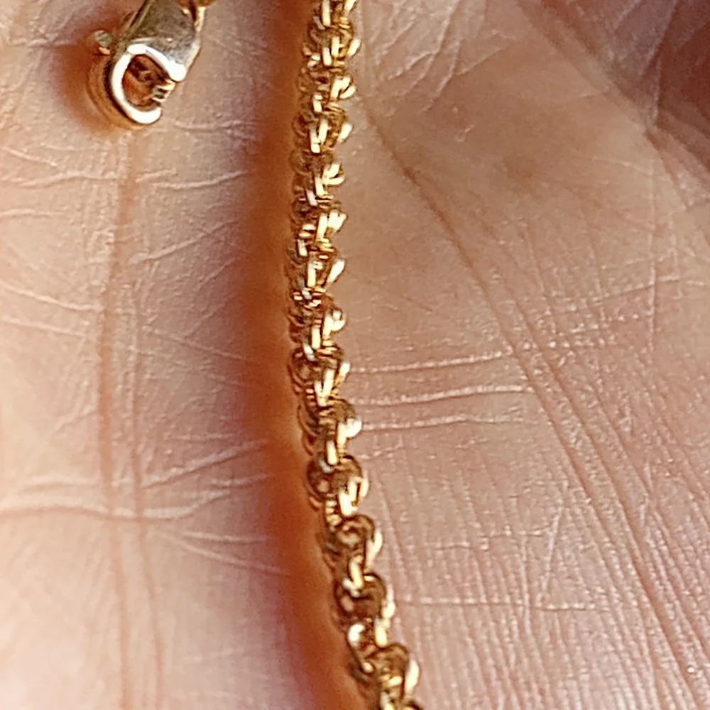 Solid 10k Rope Chain 17"  Michael Anthony - Picture 4 of 7